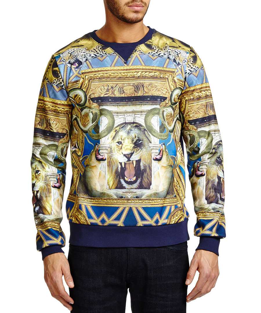 Illuminati multi-coloured sweatshirt Sale - Criminal Damage