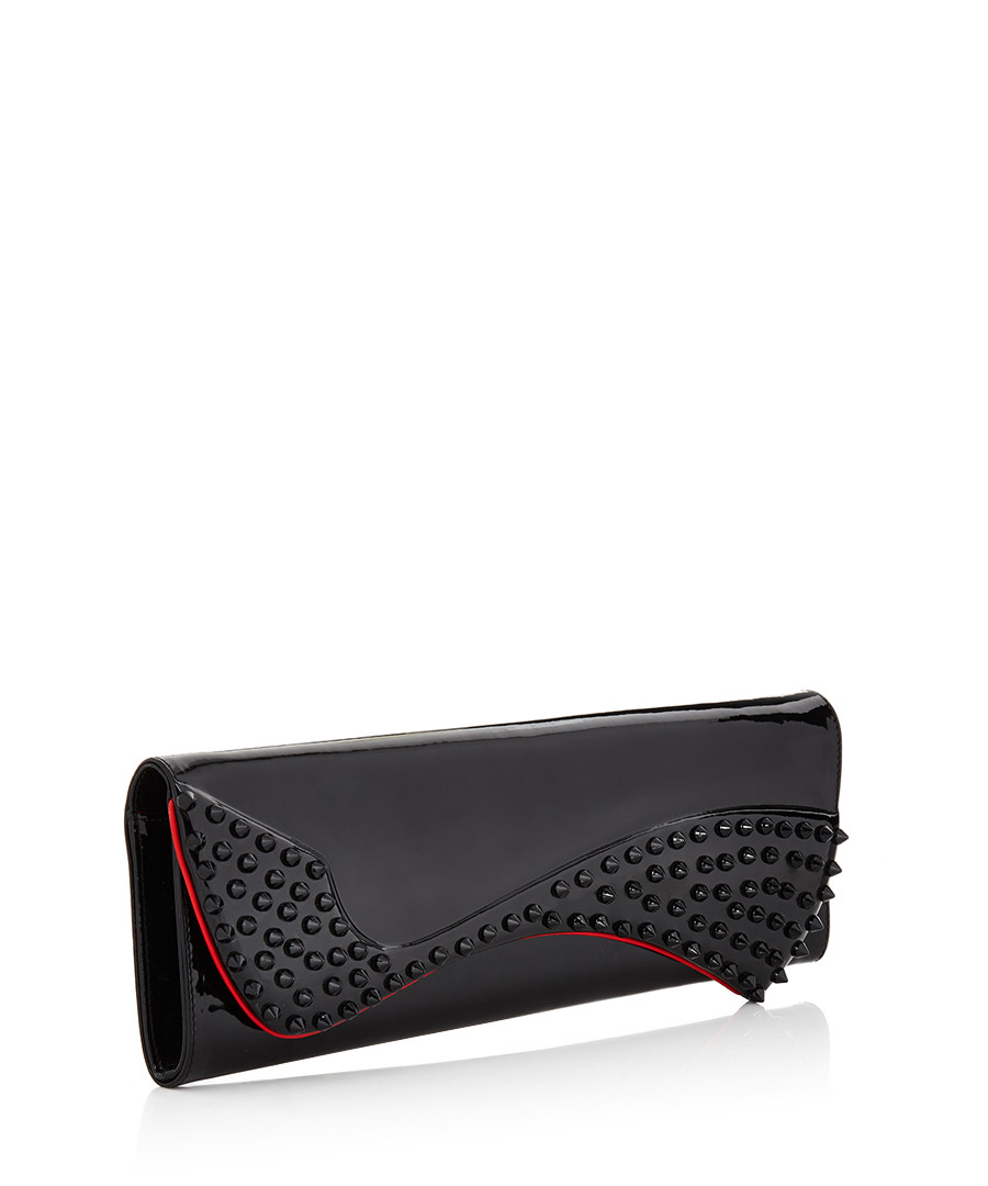 Christian Louboutin Black patent leather shoe clutch bag, Designer Bags Sale, Designer Evening