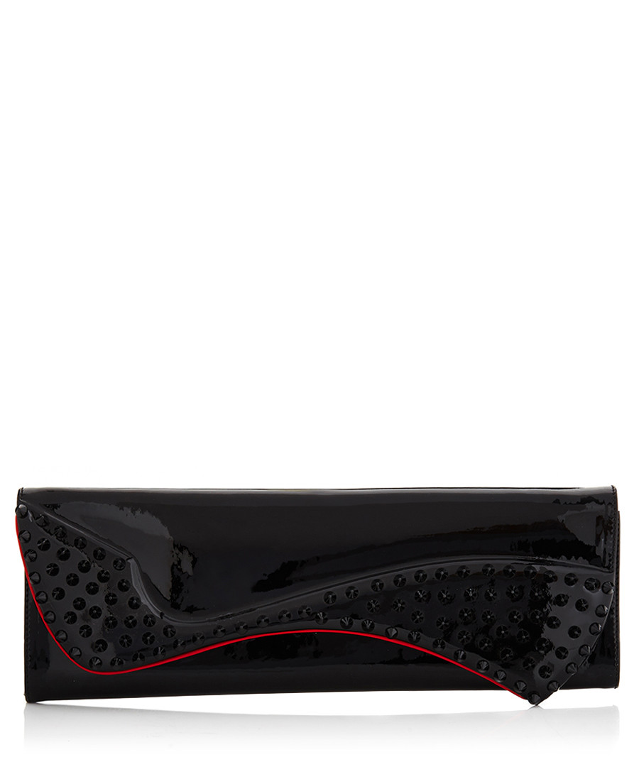 Christian Louboutin Black patent leather shoe clutch bag, Designer Bags