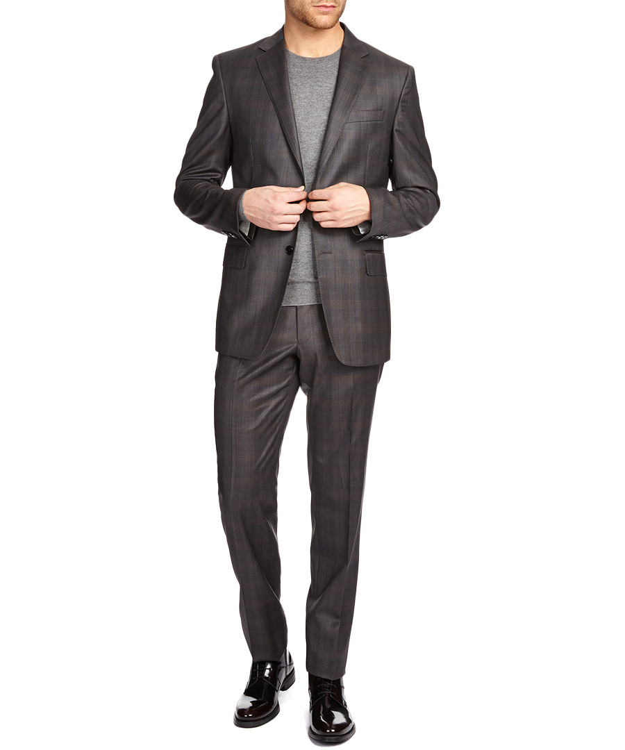Versace Grey quad pure wool suit, Designer Suits Sale, Versace