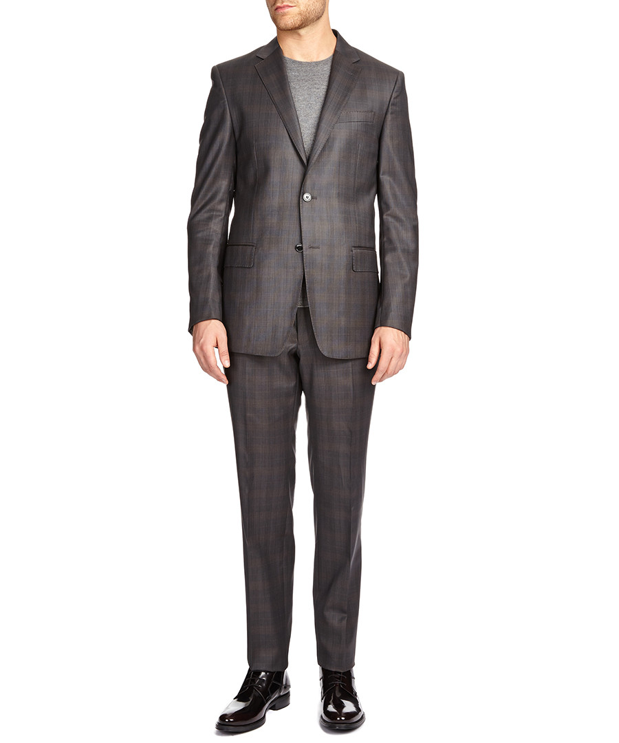Versace Grey quad pure wool suit, Designer Suits Sale, Versace