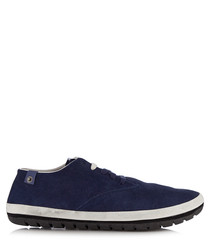 Men's Leegos Grubly blue suede sneakers